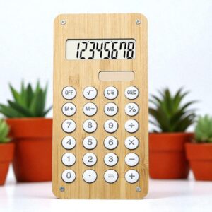 Calculadora de bambú