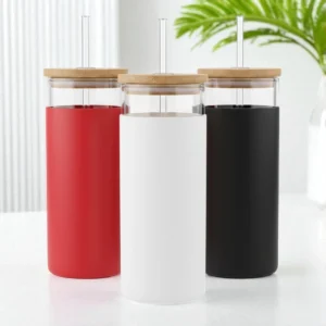 MUG DE VIDRIO CON SORBETE DE 500ML