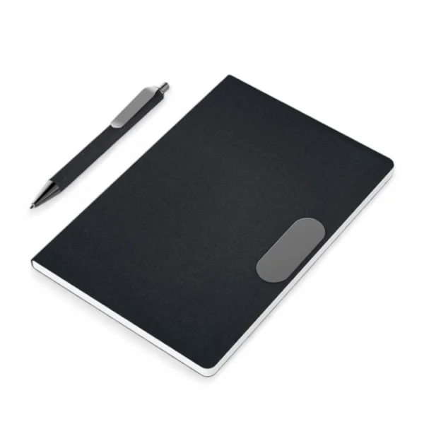 CUADERNO + BOLÍGRAFO EN UNA CAJA DE PAPEL NEGRO - Imagen 5