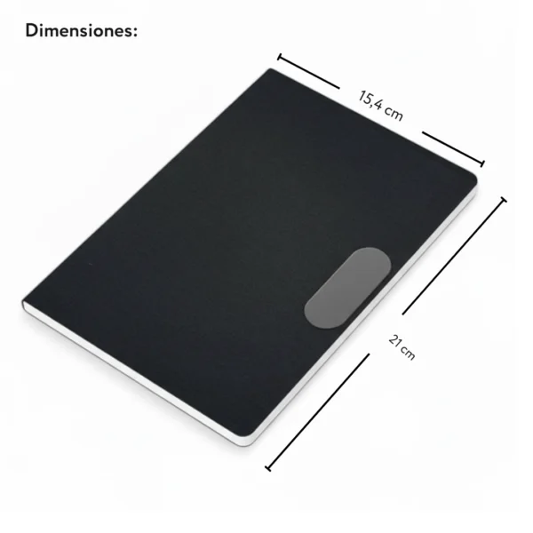 CUADERNO + BOLÍGRAFO EN UNA CAJA DE PAPEL NEGRO - Imagen 3