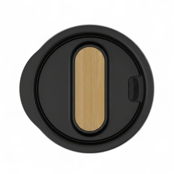 JARRO TÉRMICO AL VACIO DE DOBLE PARED NEGRO DE 530 ml - Imagen 7