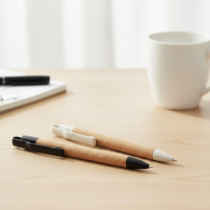 Bolígrafo corcho y plástico biodegradable